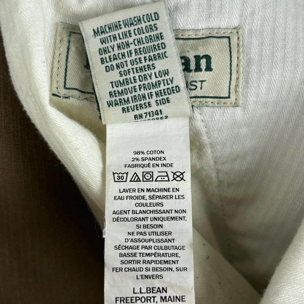 LL Bean Corduroy‎ Pants Mens 38x29 Brown Country Comfort Waist Stretch